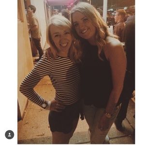 Seamless striped low back free people long sleeve